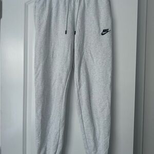 Nike heather grey fleece sportswear Sweatpants
